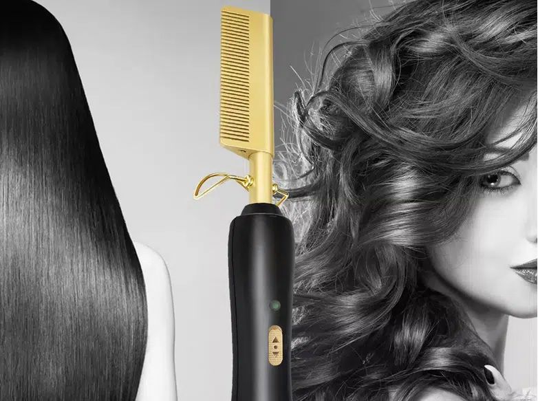 Ηλεκτρική Κεραμική Θερμαινόμενη Ισιωτική Χτένα Μαλλιών 45W με Ρυθμιζόμενη Θερμοκρασία Ηλεκτρική Κεραμική Θερμαινόμενη Ισιωτική Χτένα Μαλλιών 45W με Ρυθμιζόμενη Θερμοκρασία