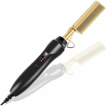 Ηλεκτρική Κεραμική Θερμαινόμενη Ισιωτική Χτένα Μαλλιών 45W με Ρυθμιζόμενη Θερμοκρασία Ηλεκτρική Κεραμική Θερμαινόμενη Ισιωτική Χτένα Μαλλιών 45W με Ρυθμιζόμενη Θερμοκρασία