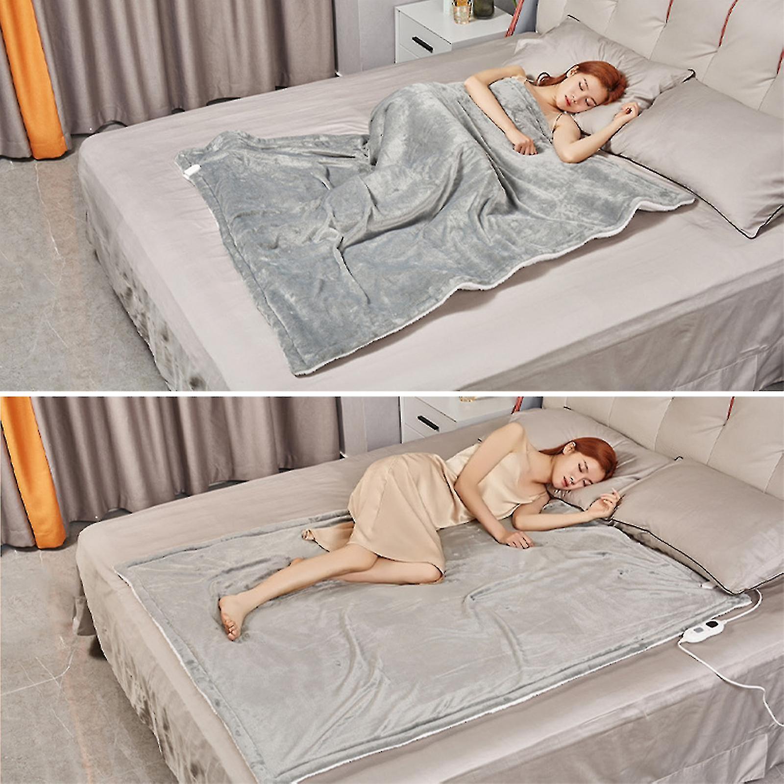 Ηλεκτρική Κουβέρτα Fleece με 6 Επίπεδα Θερμοκρασίας 120W - 160x130 cm - Γκρι Ηλεκτρική Κουβέρτα Fleece με 6 Επίπεδα Θερμοκρασίας 120W - 160x130 cm - Γκρι