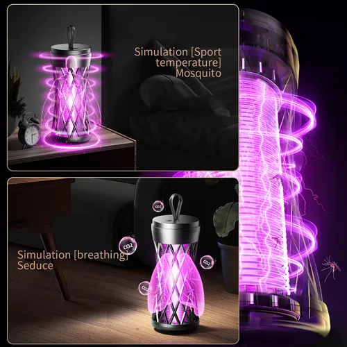 Ηλεκτρική Λάμπα Κατά Των Κουνουπιών 360° Προστασία με UV Φως και USB Ηλεκτρική Λάμπα Κατά Των Κουνουπιών 360° Προστασία με UV Φως και USB