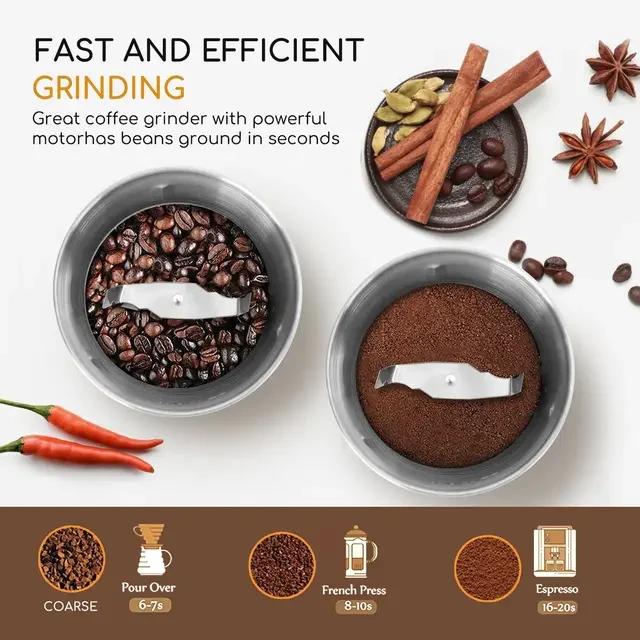 Ηλεκτρική Μηχανή Άλεσης Καφέ 200W Aigostar Ηλεκτρική Μηχανή Άλεσης Καφέ 200W Aigostar