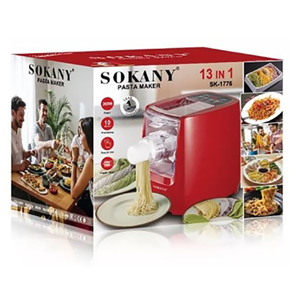 Ηλεκτρική Μηχανή Παρασκευής Ζυμαρικών και Φύλλου Sokany Ηλεκτρική Μηχανή Παρασκευής Ζυμαρικών και Φύλλου Sokany