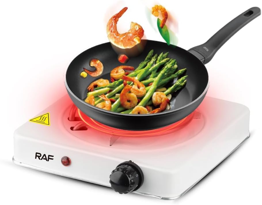 Ηλεκτρική Μονή Εστία Κουζίνας 1000W - RAF Ηλεκτρική Μονή Εστία Κουζίνας 1000W - RAF