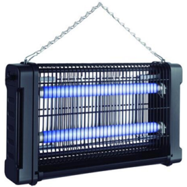 Ηλεκτρική Παγίδα Εντόμων με Λάμπες 2x15w, Αφαιρούμενο Δίσκο και Αλυσίδα για Κρέμασμα Μαύρο Ηλεκτρική Παγίδα Εντόμων με Λάμπες 2x15w, Αφαιρούμενο Δίσκο και Αλυσίδα για Κρέμασμα Μαύρο