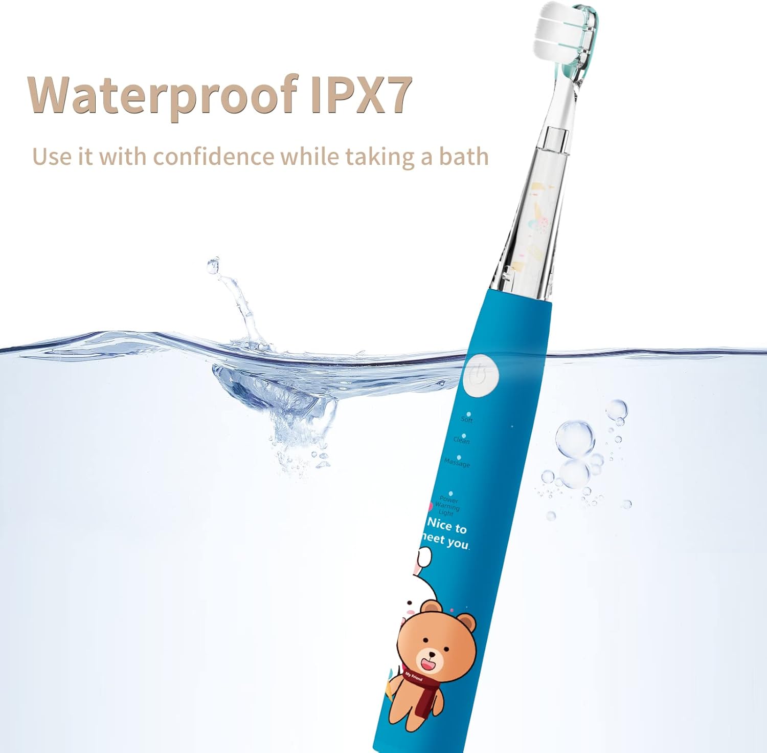 Ηλεκτρική Παιδική Οδοντόβουρτσα με LED και Σχέδια - MDHL Ηλεκτρική Παιδική Οδοντόβουρτσα με LED και Σχέδια - MDHL