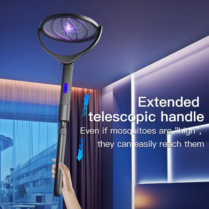 Ηλεκτρική Ρακέτα Κουνουπιών 4 σε 1 με Τηλεσκοπική Λαβή Ηλεκτρική Ρακέτα Κουνουπιών 4 σε 1 με Τηλεσκοπική Λαβή