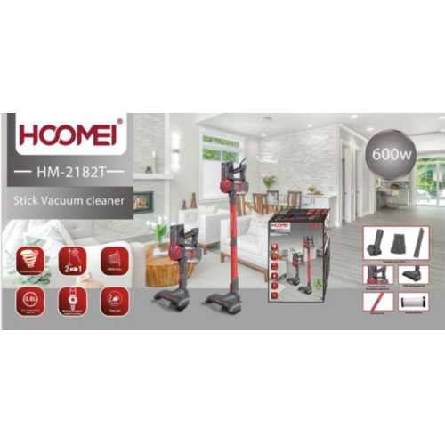 Ηλεκτρικό Σκούπα Stick 600W με Κάδο 0.8L Hoomei Ηλεκτρικό Σκούπα Stick 600W με Κάδο 0.8L Hoomei