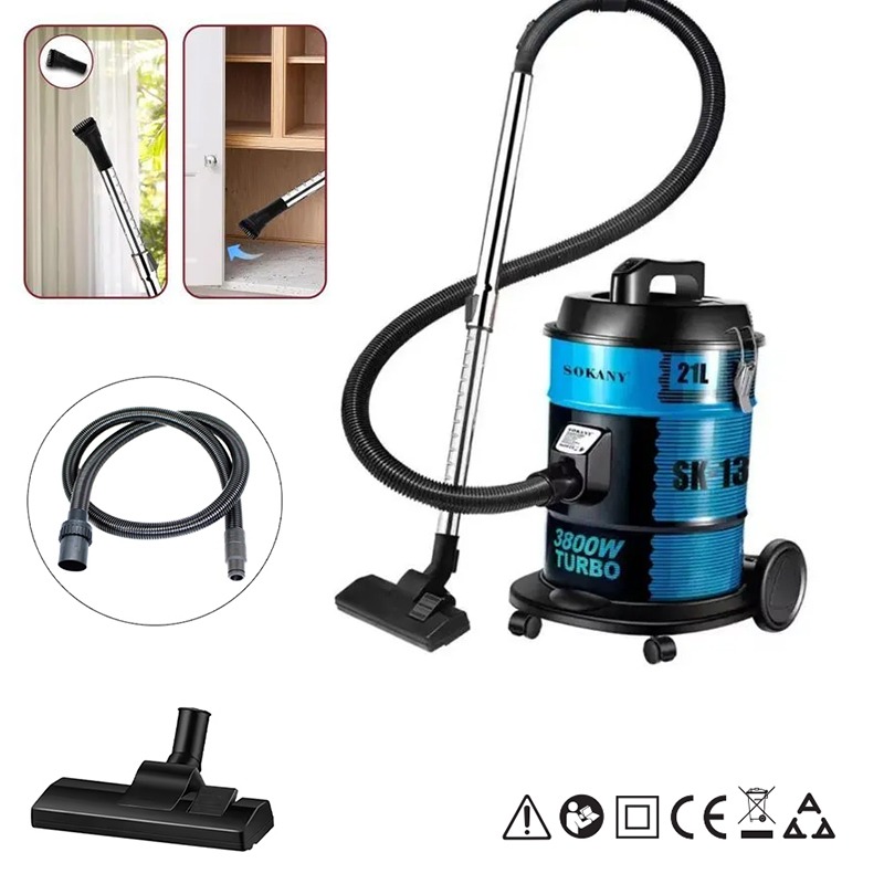 Ηλεκτρική Σκούπα Turbo 3800W 21L SOKANY SK-13021 Μπλε Ηλεκτρική Σκούπα Turbo 3800W 21L SOKANY SK-13021 Μπλε