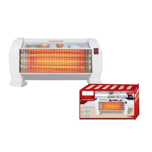 Ηλεκτρική Σόμπα Χαλαζία 1200W με 2 Επίπεδα Ισχύος και 3 Θερμαντικά Στοιχεία - Hoomei Ηλεκτρική Σόμπα Χαλαζία 1200W με 2 Επίπεδα Ισχύος και 3 Θερμαντικά Στοιχεία - Hoomei