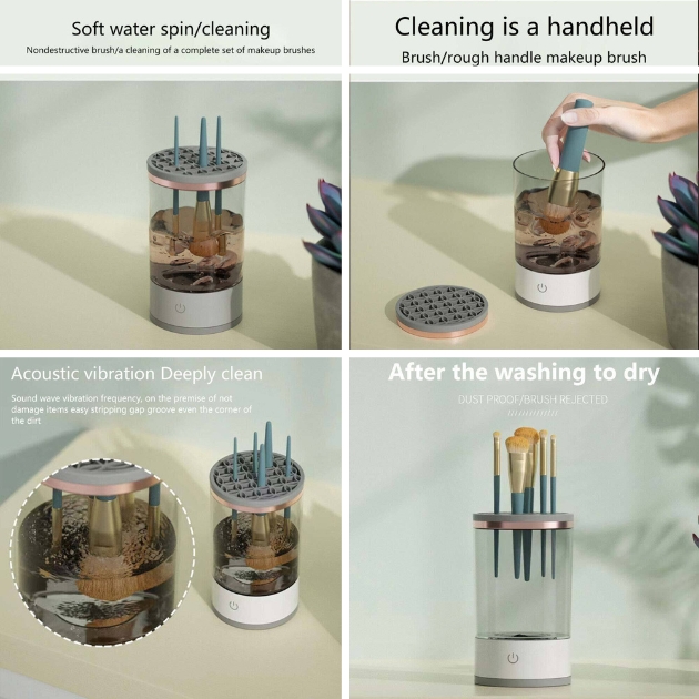 Ηλεκτρική Συσκευή Καθαρισμού Πινέλων Μακιγιάζ με Υπερήχους - Electric Makeup Brush Cleaner Ηλεκτρική Συσκευή Καθαρισμού Πινέλων Μακιγιάζ με Υπερήχους - Electric Makeup Brush Cleaner