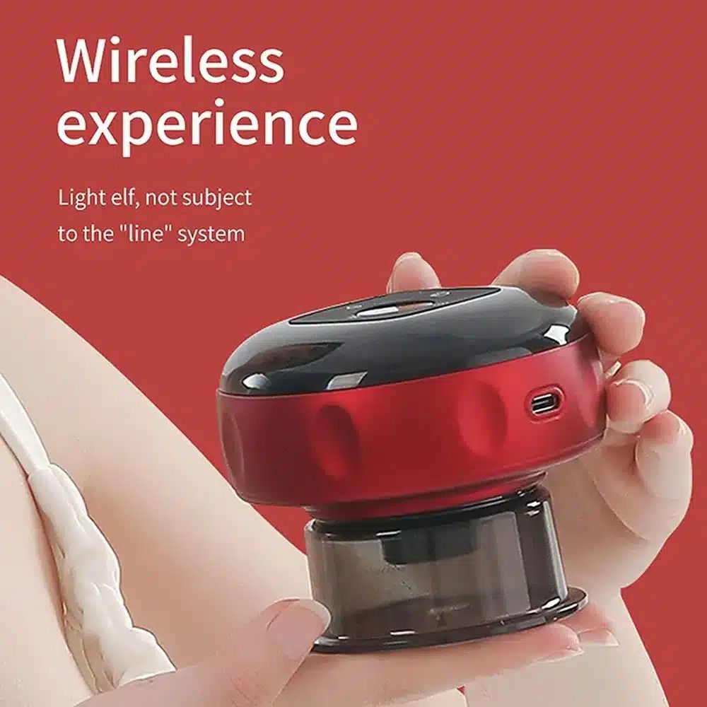 Ηλεκτρική Συσκευή Μασάζ Βεντούζα 12 Ταχυτήτων με Θέρμανση Ερυθρού Φωτός Electric Cupping Massager Red Light Heating Ηλεκτρική Συσκευή Μασάζ Βεντούζα 12 Ταχυτήτων με Θέρμανση Ερυθρού Φωτός Electric Cupping Massager Red Light Heating