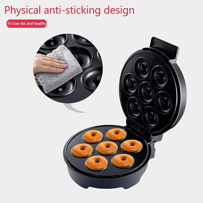 Ηλεκτρική Συσκευή Ντόνατς 7 Θέσεων 1000W Sokany Αντικολλητική Ηλεκτρική Συσκευή Ντόνατς 7 Θέσεων 1000W Sokany Αντικολλητική