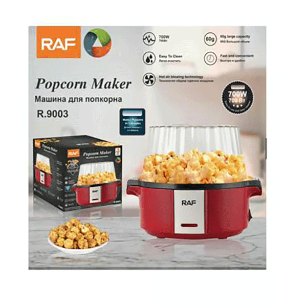Ηλεκτρική Συσκευή Παρασκευής Ποπ-Κορν Ζεστού Αέρα - PopCorn Maker 700W RAF R.9003 σε Κόκκινο Χρώμα Ηλεκτρική Συσκευή Παρασκευής Ποπ-Κορν Ζεστού Αέρα - PopCorn Maker 700W RAF R.9003 σε Κόκκινο Χρώμα
