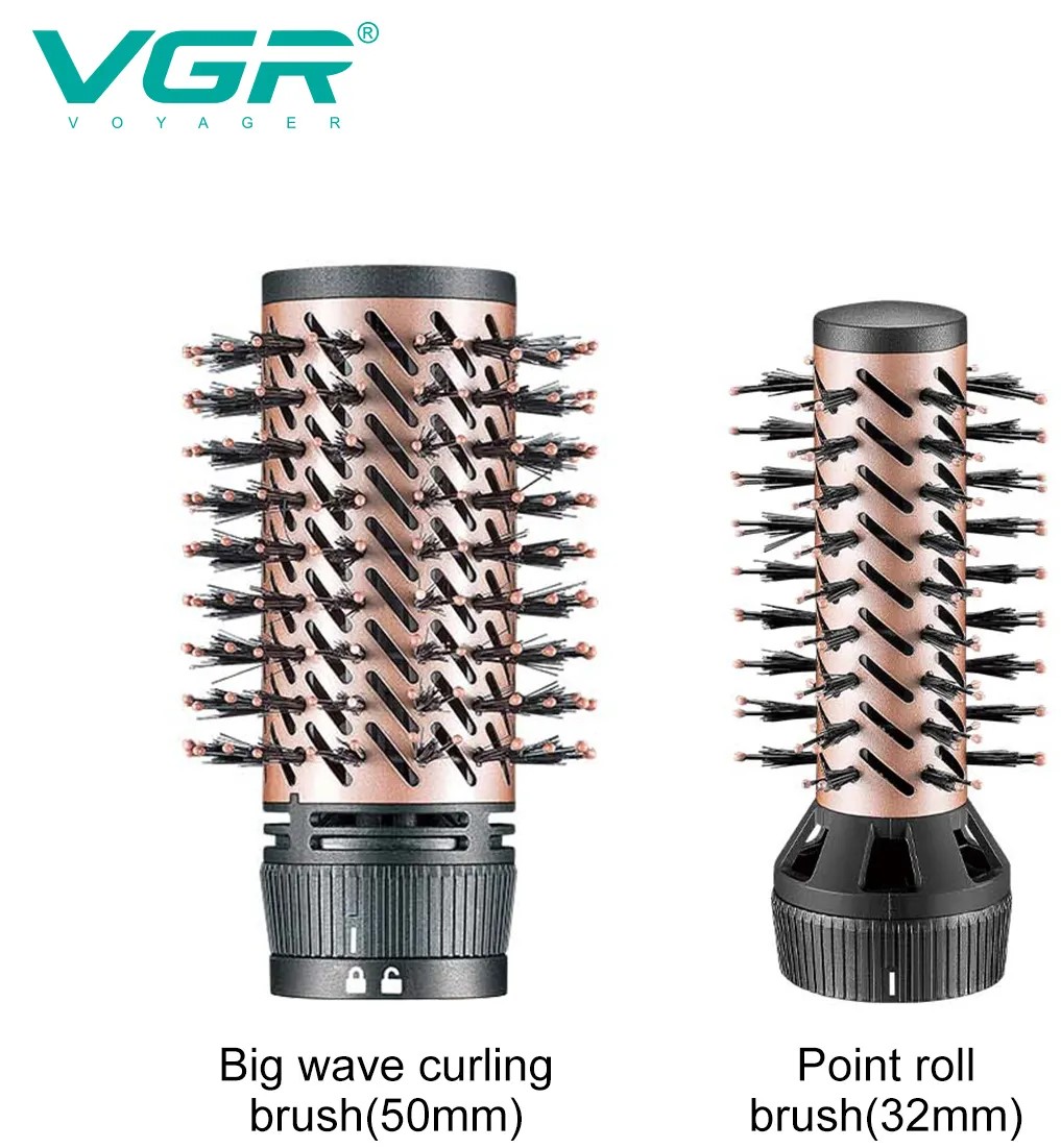 Ηλεκτρική Συσκευή Styling Μαλλιών - Βούρτσα με Αέρα με 2 Κεφαλές - VGR Ηλεκτρική Συσκευή Styling Μαλλιών - Βούρτσα με Αέρα με 2 Κεφαλές - VGR