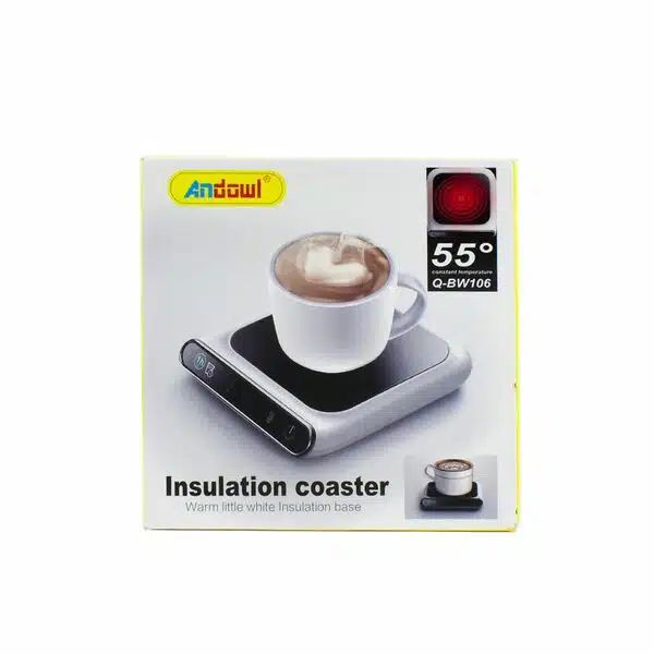 Ηλεκτρική Θερμαινόμενη Eστία – Βάση 55ºC για Ζεστά Ροφήματα με USB Andowl - Λευκή Ηλεκτρική Θερμαινόμενη Eστία – Βάση 55ºC για Ζεστά Ροφήματα με USB Andowl - Λευκή