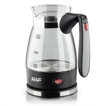 Ηλεκτρικό Γυάλινο Μπρίκι Παρασκευής Καφέ 600W 500mL - RAF Ηλεκτρικό Γυάλινο Μπρίκι Παρασκευής Καφέ 600W 500mL - RAF