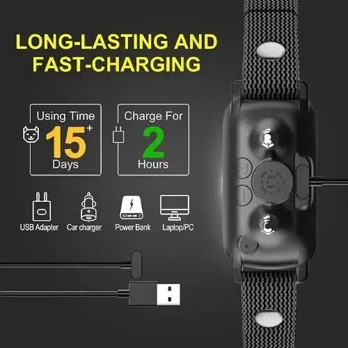 Ηλεκτρικό Κολάρο Σκύλου Υπερήχων με Έγχρωμη Αντιχαρακτική Οθόνη κατά του Γαβγίσματος Ηλεκτρικό Κολάρο Σκύλου Υπερήχων με Έγχρωμη Αντιχαρακτική Οθόνη κατά του Γαβγίσματος