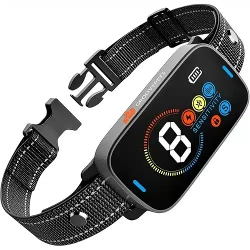 Ηλεκτρικό Κολάρο Σκύλου Υπερήχων με Έγχρωμη Αντιχαρακτική Οθόνη κατά του Γαβγίσματος Ηλεκτρικό Κολάρο Σκύλου Υπερήχων με Έγχρωμη Αντιχαρακτική Οθόνη κατά του Γαβγίσματος