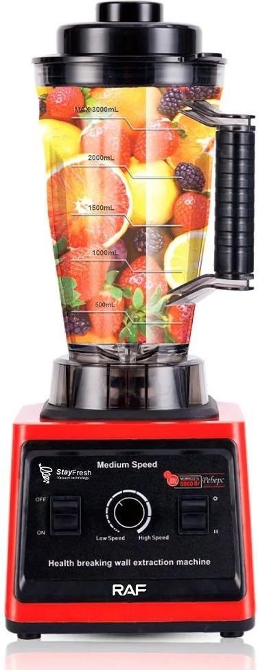 Ηλεκτρικό Μπλέντερ 800W Πολλαπλών Χρήσεων με 7 Εντάσεις και 6 Ανοξείδωτες Λεπίδες - RAF Ηλεκτρικό Μπλέντερ 800W Πολλαπλών Χρήσεων με 7 Εντάσεις και 6 Ανοξείδωτες Λεπίδες - RAF