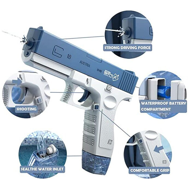 Ηλεκτρικό Νεροπίστολο Glock 19 Τρίτης Γενιάς Επαναφορτιζόμενο OKESYO Water Blaster Ηλεκτρικό Νεροπίστολο Glock 19 Τρίτης Γενιάς Επαναφορτιζόμενο OKESYO Water Blaster