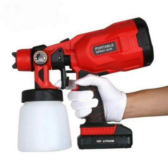 Ηλεκτρικό Πιστόλι Βαφής 18V 1 x 2Ah με Δοχείο 0.8lt Ηλεκτρικό Πιστόλι Βαφής 18V 1 x 2Ah με Δοχείο 0.8lt