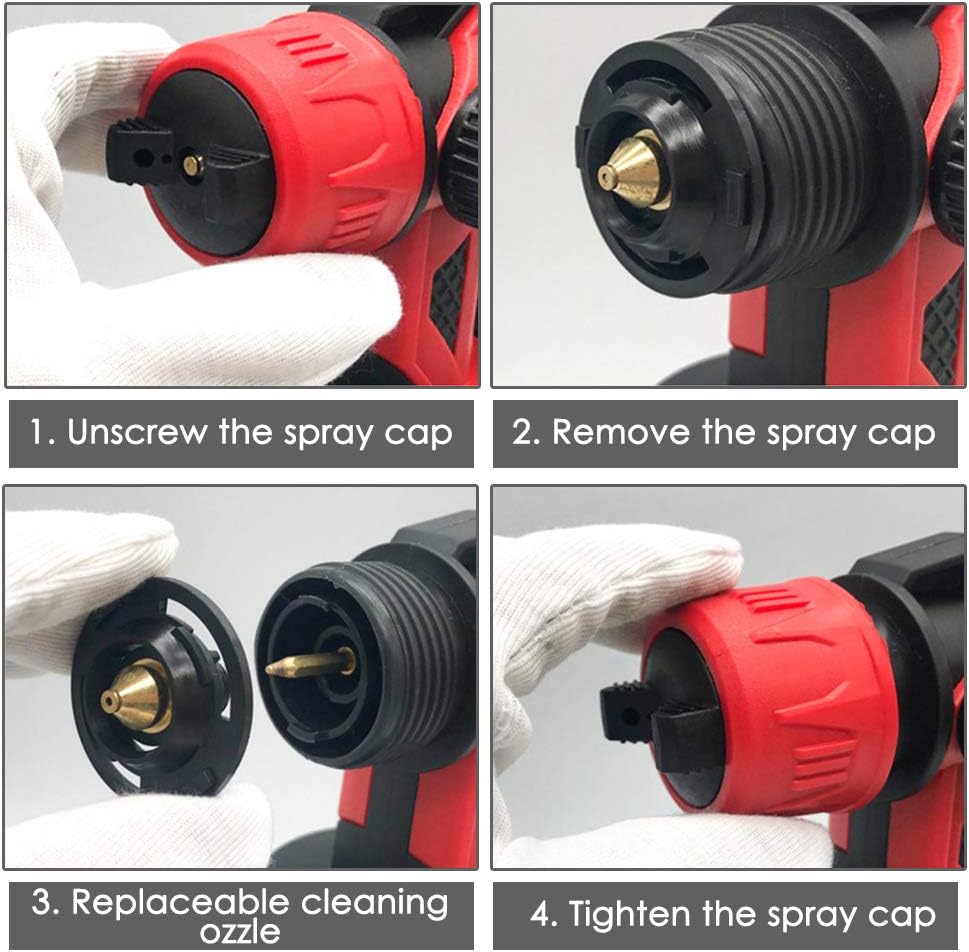 Ηλεκτρικό Πιστόλι Βαφής 18V 1 x 2Ah με Δοχείο 0.8lt Ηλεκτρικό Πιστόλι Βαφής 18V 1 x 2Ah με Δοχείο 0.8lt