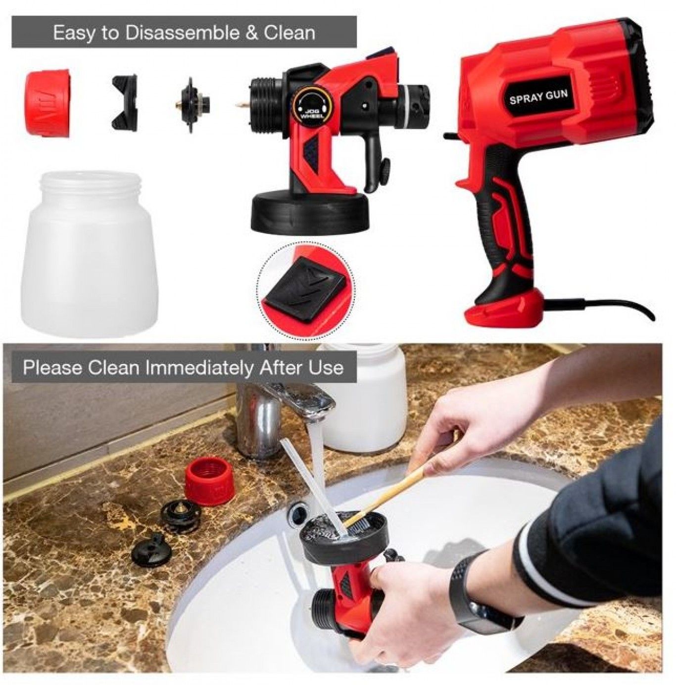 Ηλεκτρικό Πιστόλι Βαφής 550W 800ml Ηλεκτρικό Πιστόλι Βαφής 550W 800ml