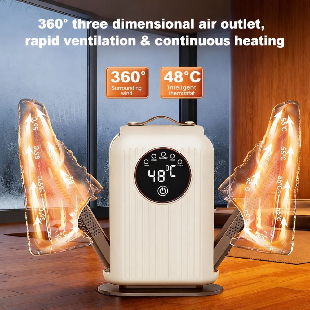 Ηλεκτρικό Στεγνωτικό Παπουτσιών 48°C με Χρονοδιακόπτη και Αποσμητική Λειτουργία Ηλεκτρικό Στεγνωτικό Παπουτσιών 48°C με Χρονοδιακόπτη και Αποσμητική Λειτουργία