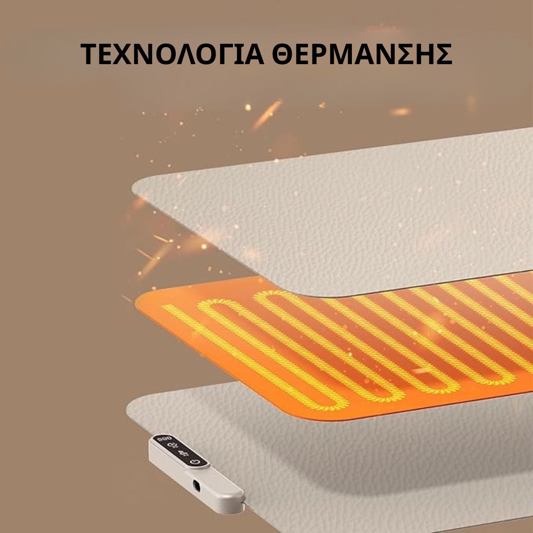 Ηλεκτρικός Αναδιπλούμενος Δερμάτινος ίσκος Θέρμανσης 300W με LED οθόνη 38 x 60cm Ηλεκτρικός Αναδιπλούμενος Δερμάτινος ίσκος Θέρμανσης 300W με LED οθόνη 38 x 60cm