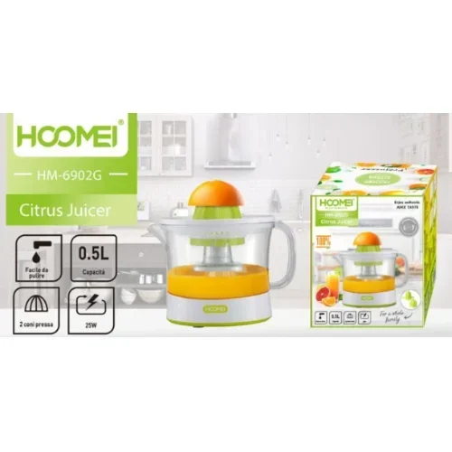 Ηλεκτρικός Αποχυμωτής 25W Χωρητικότητας 500mL - Hoomei Πράσινο Ηλεκτρικός Αποχυμωτής 25W Χωρητικότητας 500mL - Hoomei Πράσινο