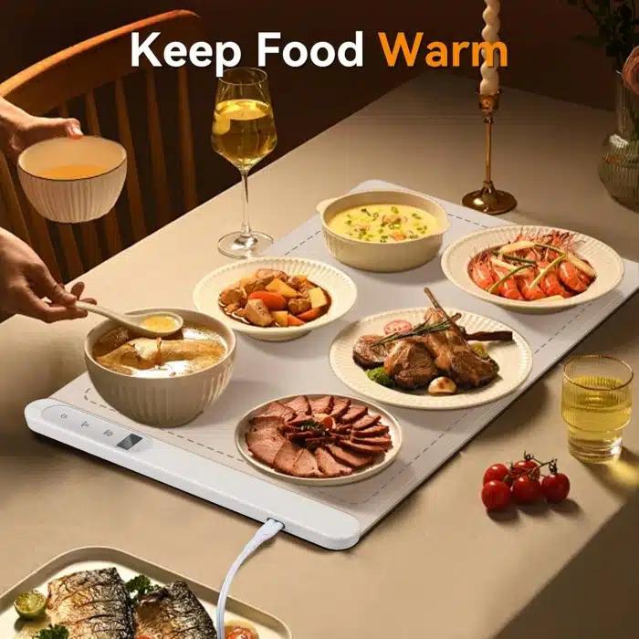 Ηλεκτρικός Δίσκος Θέρμανσης Tροφίμων με Ρυθμιζόμενη Θερμοκρασία για Μπουφέ Ηλεκτρικός Δίσκος Θέρμανσης Tροφίμων με Ρυθμιζόμενη Θερμοκρασία για Μπουφέ