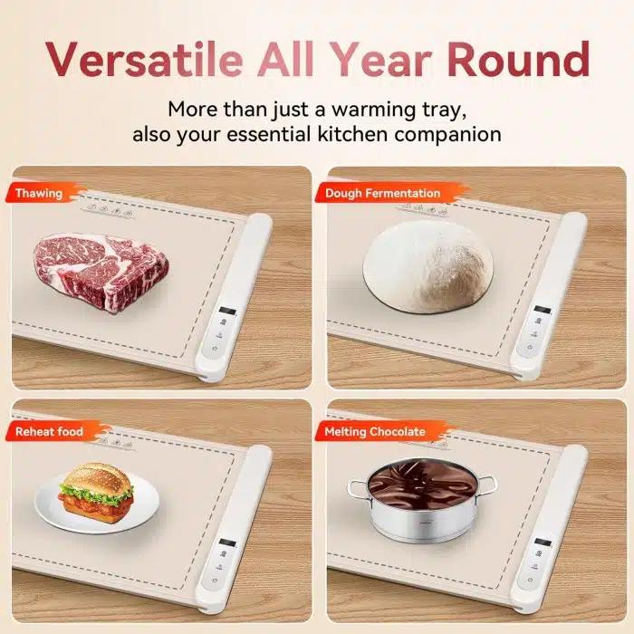 Ηλεκτρικός Δίσκος Θέρμανσης Tροφίμων με Ρυθμιζόμενη Θερμοκρασία για Μπουφέ Ηλεκτρικός Δίσκος Θέρμανσης Tροφίμων με Ρυθμιζόμενη Θερμοκρασία για Μπουφέ