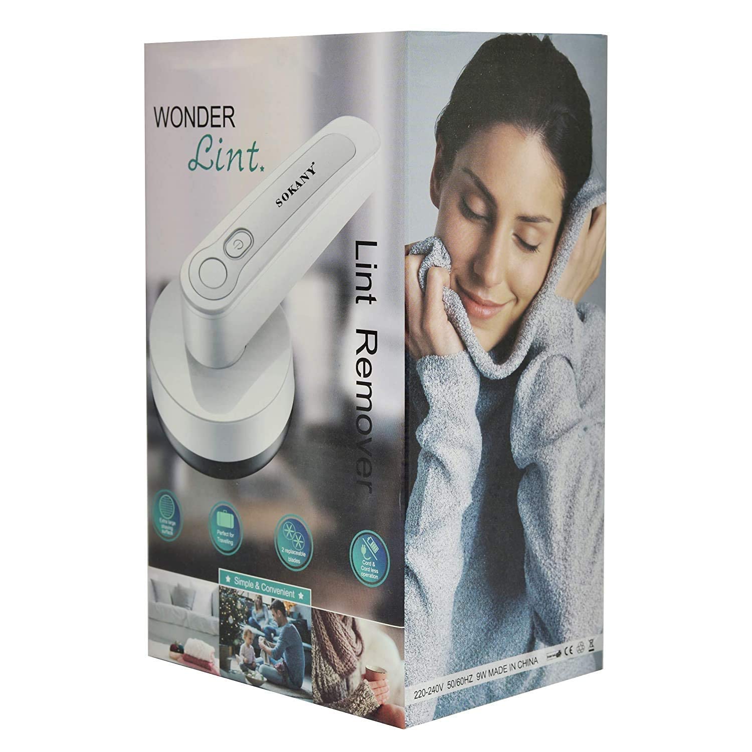 Ηλεκτρικός Επαναφορτιζόμενος Αποχνουδωτής με Λαβή - Λευκό Ηλεκτρικός Επαναφορτιζόμενος Αποχνουδωτής με Λαβή - Λευκό