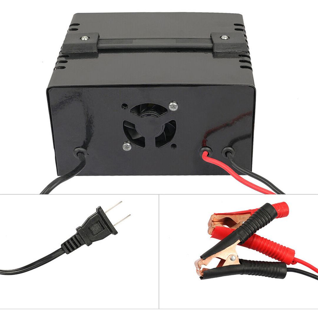 Ηλεκτρικός Φορτιστής Μπαταρίας Αυτοκινήτου 12 24V με Κροκοδειλάκια Ηλεκτρικός Φορτιστής Μπαταρίας Αυτοκινήτου 12 24V με Κροκοδειλάκια