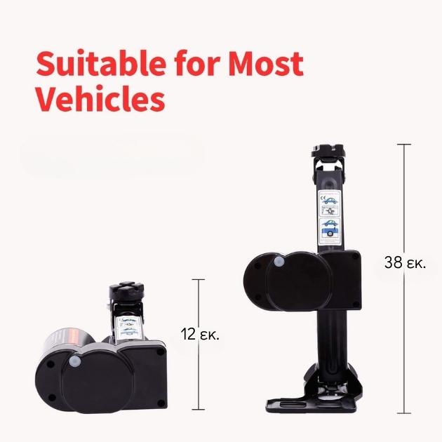 Ηλεκτρικός Γρύλος Ανύψωσης Αυτοκινήτου 12V με Χειριστήριο - Έως 2 τόνους Ηλεκτρικός Γρύλος Ανύψωσης Αυτοκινήτου 12V με Χειριστήριο - Έως 2 τόνους