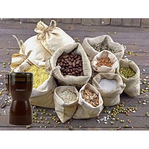 Ηλεκτρικός Μύλος Άλεσης Καφέ Sokany 180W Χωητικότητας 100gr- Καφέ Χρώμα Ηλεκτρικός Μύλος Άλεσης Καφέ Sokany 180W Χωητικότητας 100gr- Καφέ Χρώμα