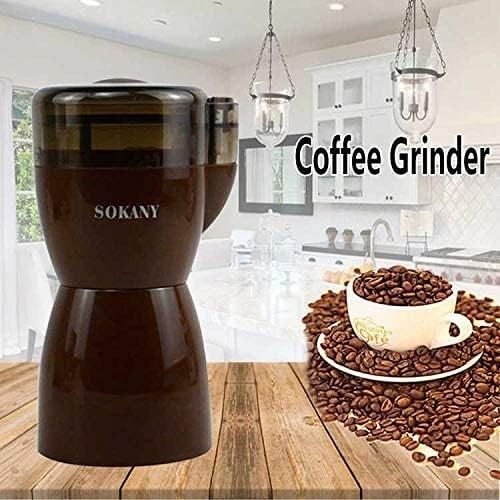 Ηλεκτρικός Μύλος Άλεσης Καφέ Sokany 180W Χωητικότητας 100gr- Καφέ Χρώμα Ηλεκτρικός Μύλος Άλεσης Καφέ Sokany 180W Χωητικότητας 100gr- Καφέ Χρώμα
