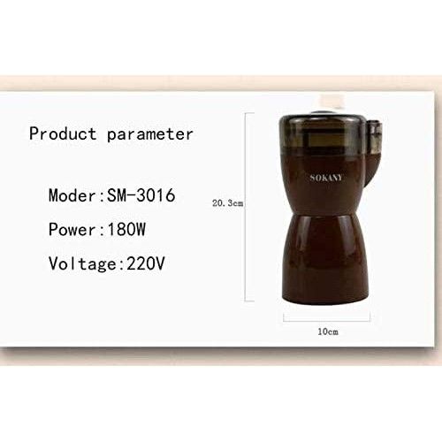 Ηλεκτρικός Μύλος Άλεσης Καφέ Sokany 180W Χωητικότητας 100gr- Καφέ Χρώμα Ηλεκτρικός Μύλος Άλεσης Καφέ Sokany 180W Χωητικότητας 100gr- Καφέ Χρώμα