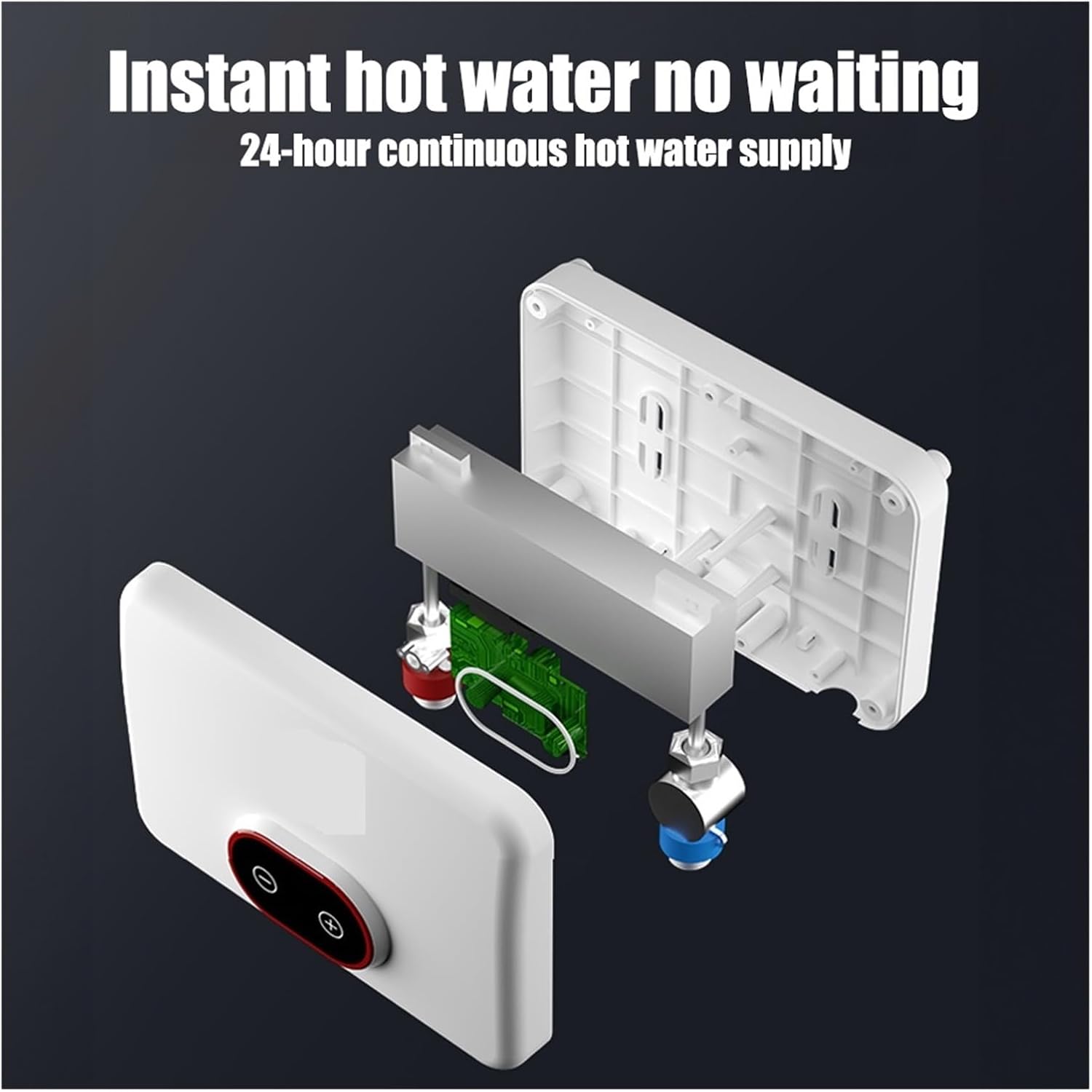 Ηλεκτρικός Ταχυθερμαντήρας - Ταχιθερμοσίφωνας Μπάνιου Μονοφασικός 5500W με Οθόνη LED Ηλεκτρικός Ταχυθερμαντήρας - Ταχιθερμοσίφωνας Μπάνιου Μονοφασικός 5500W με Οθόνη LED