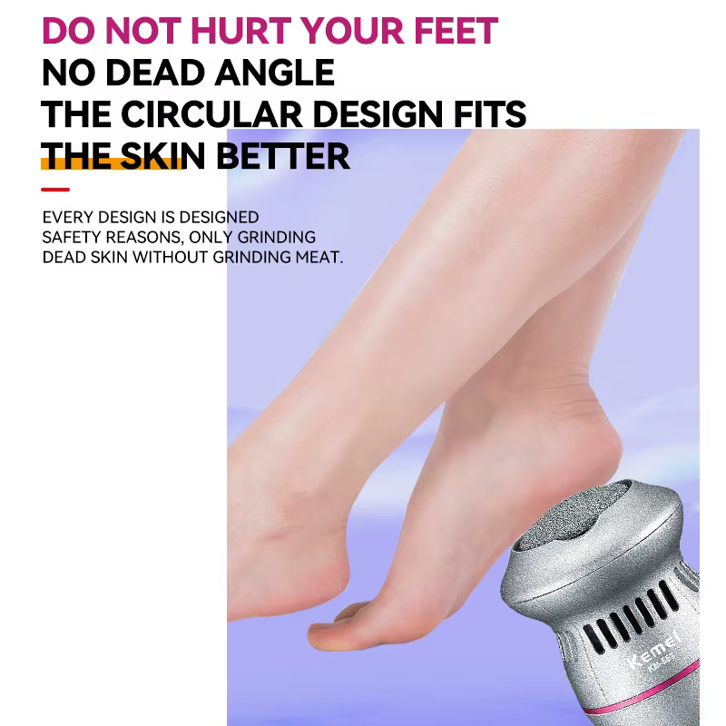 Ηλεκτρικός Τροχός Ποδιών USB 2 Ταχυτήτων για Αφαίρεση Κάλων – Επαναφορτιζόμενη Συσκευή Περιποίησης Πελμάτων - Kemei Ηλεκτρικός Τροχός Ποδιών USB 2 Ταχυτήτων για Αφαίρεση Κάλων – Επαναφορτιζόμενη Συσκευή Περιποίησης Πελμάτων - Kemei