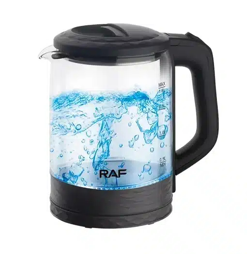 Ηλεκτρικός Βραστήρας σε Μαύρο Χρώμα 1350W 1.8lt RAF Ηλεκτρικός Βραστήρας σε Μαύρο Χρώμα 1350W 1.8lt RAF