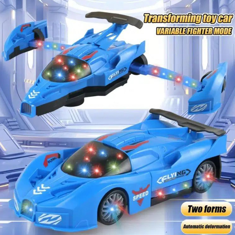 Ηλεκτροκίνητο Αυτοκινητάκι – Περιπολικό που Μεταμορφώνεται σε Μαχητικό Αεροσκάφος με Μουσική – Μπλε Ηλεκτροκίνητο Αυτοκινητάκι – Περιπολικό που Μεταμορφώνεται σε Μαχητικό Αεροσκάφος με Μουσική – Μπλε
