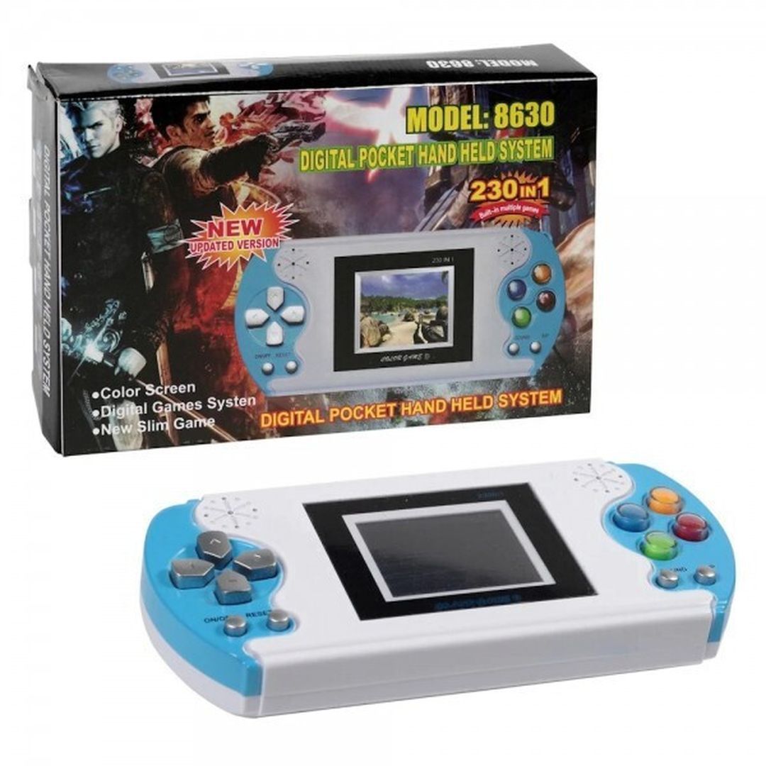Ηλεκτρονική Παιδική Κονσόλα Χειρός Digital Pocket Hand Held System - Γαλάζιο Ηλεκτρονική Παιδική Κονσόλα Χειρός Digital Pocket Hand Held System - Γαλάζιο
