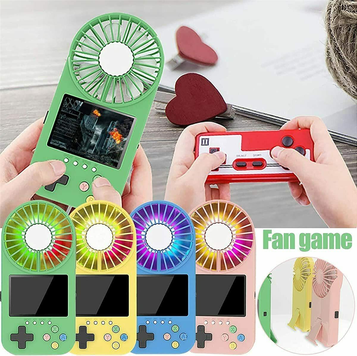 Ηλεκτρονική Παιδική Παιχνιδοκονσόλα Χειρός με Ενσωματωμένο Ανεμιστηράκι Ηλεκτρονική Παιδική Παιχνιδοκονσόλα Χειρός με Ενσωματωμένο Ανεμιστηράκι