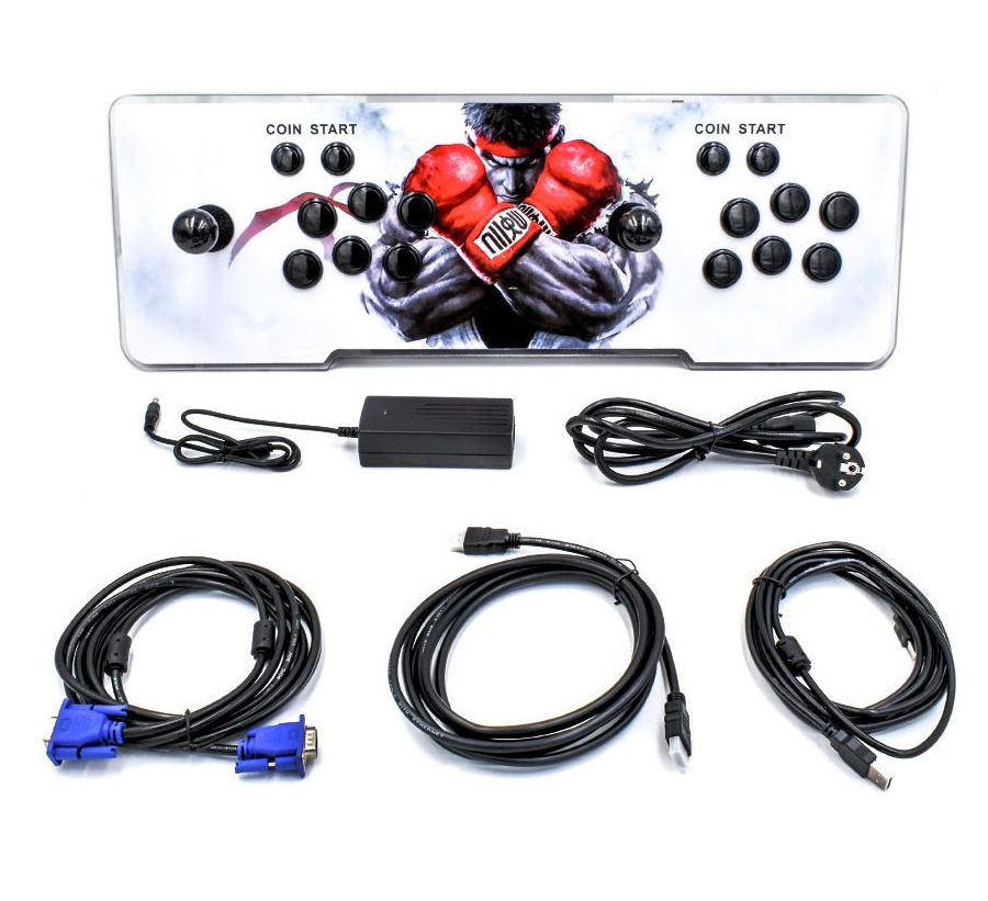 Ηλεκτρονική Ρετρό Παιχνιδοκονσόλα με 2 Joysticks & Σύνδεση μέσω HDMI ή VGA Ηλεκτρονική Ρετρό Παιχνιδοκονσόλα με 2 Joysticks & Σύνδεση μέσω HDMI ή VGA