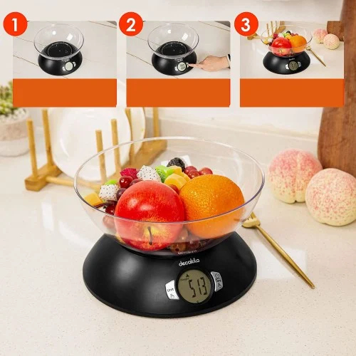 Ηλεκτρονική Ζυγαριά Κουζίνας Hoomei – Ψηφιακή Ζυγαριά 5Kg με LCD, TARE, Χρονόμετρο και Θερμόμετρο Ηλεκτρονική Ζυγαριά Κουζίνας Hoomei – Ψηφιακή Ζυγαριά 5Kg με LCD, TARE, Χρονόμετρο και Θερμόμετρο