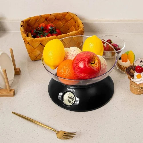 Ηλεκτρονική Ζυγαριά Κουζίνας Hoomei – Ψηφιακή Ζυγαριά 5Kg με LCD, TARE, Χρονόμετρο και Θερμόμετρο Ηλεκτρονική Ζυγαριά Κουζίνας Hoomei – Ψηφιακή Ζυγαριά 5Kg με LCD, TARE, Χρονόμετρο και Θερμόμετρο