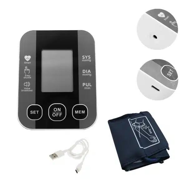 Ηλεκτρονικό Ψηφιακό Πιεσόμετρο Μπράτσου - Παλμογράφος με Οθόνη και Λειτουργία Μνήμης Ηλεκτρονικό Ψηφιακό Πιεσόμετρο Μπράτσου - Παλμογράφος με Οθόνη και Λειτουργία Μνήμης