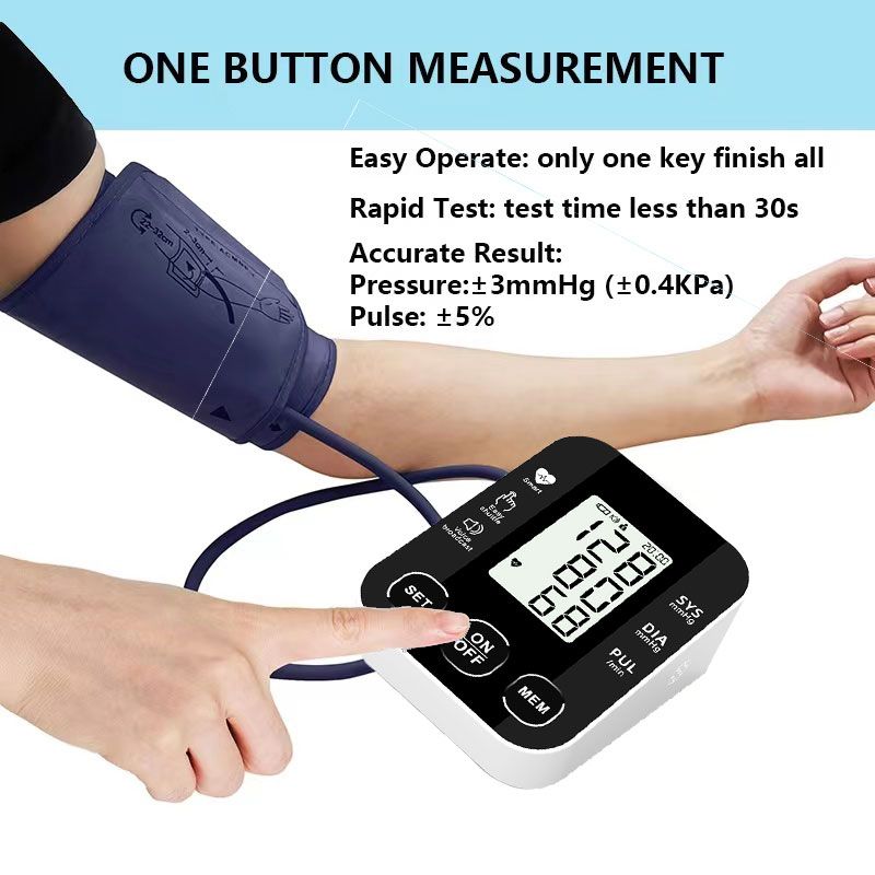 Ηλεκτρονικό Ψηφιακό Πιεσόμετρο Μπράτσου - Παλμογράφος με Οθόνη και Λειτουργία Μνήμης Ηλεκτρονικό Ψηφιακό Πιεσόμετρο Μπράτσου - Παλμογράφος με Οθόνη και Λειτουργία Μνήμης