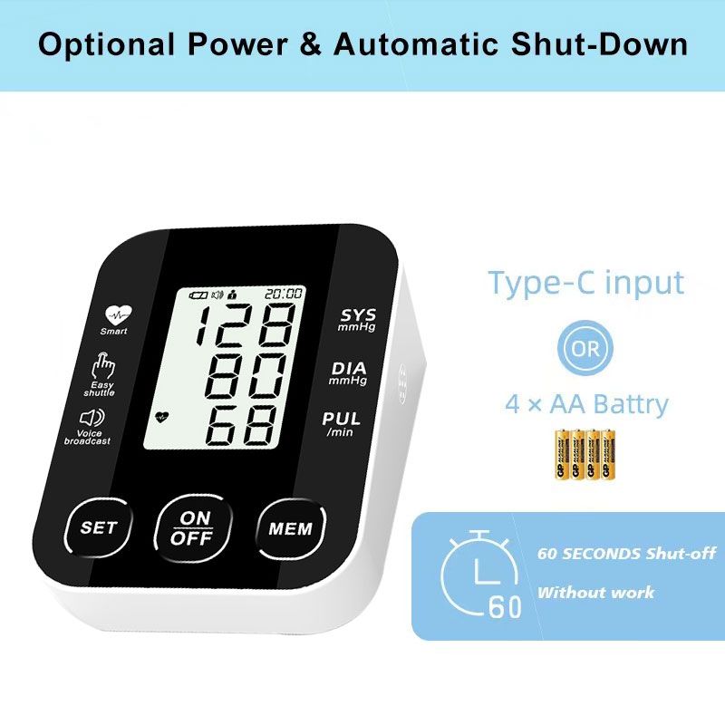 Ηλεκτρονικό Ψηφιακό Πιεσόμετρο Μπράτσου - Παλμογράφος με Οθόνη και Λειτουργία Μνήμης Ηλεκτρονικό Ψηφιακό Πιεσόμετρο Μπράτσου - Παλμογράφος με Οθόνη και Λειτουργία Μνήμης